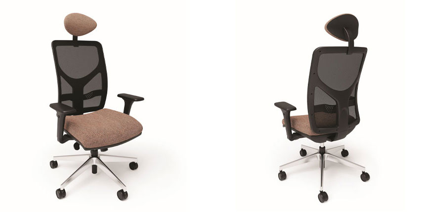 gamme fauteuils design avec dossier résille